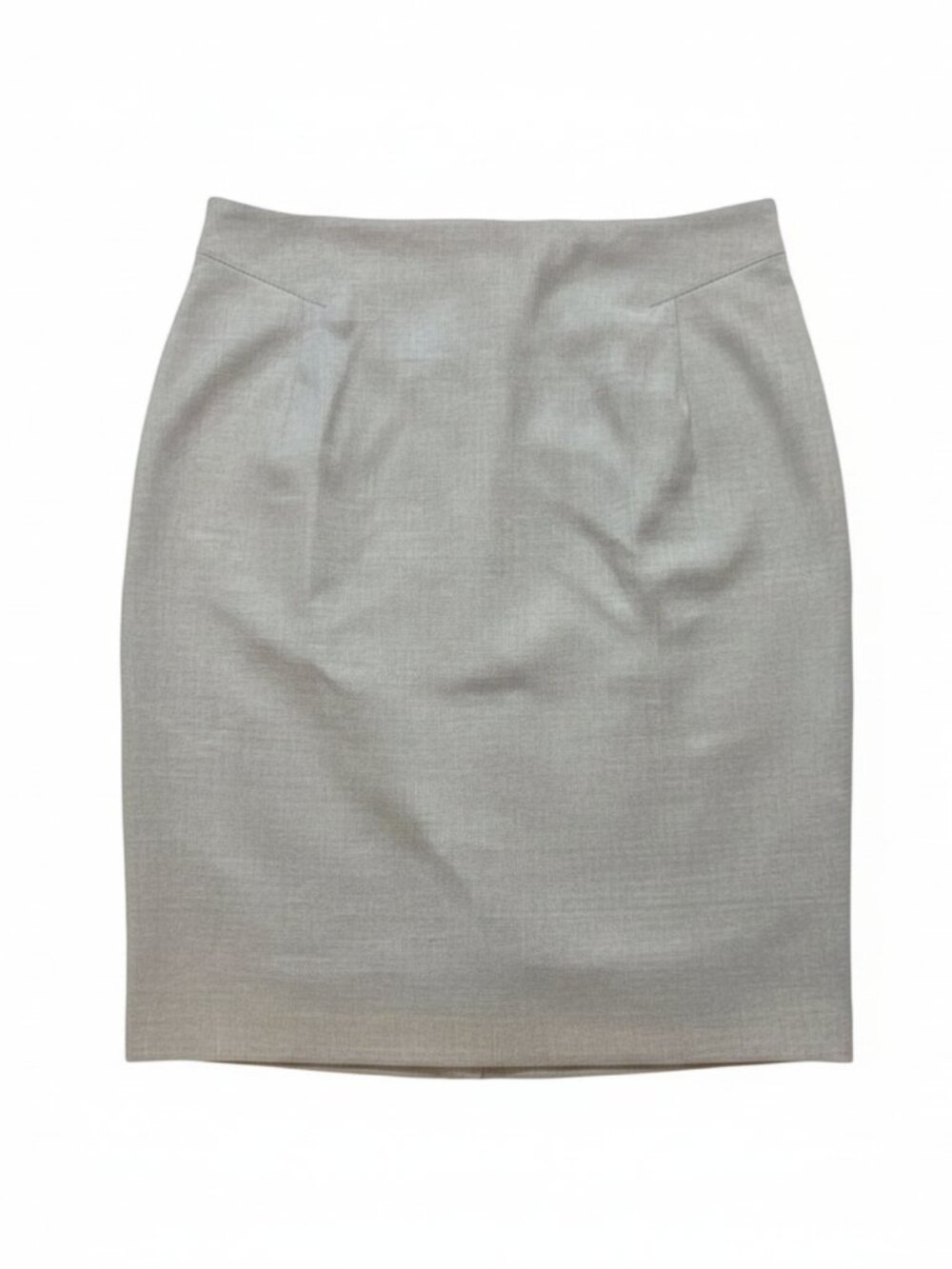 White House Black Market Lined Gray Pencil Skirt, Size 16 EUC